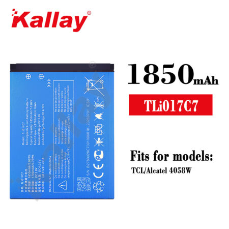 Original Capacity 1850mAh Replacement Phone Battery TLi017C7 For TCL/Alcatel 4050W Battery Replacement
