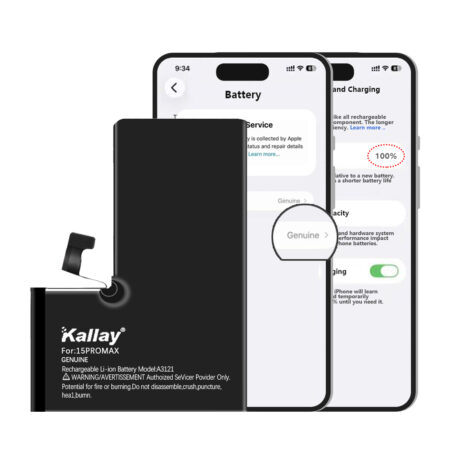iPhone 15 Pro Max Decode Battery 4870mAh – No Warning, 100% Health, Show Genuine iPhone Battery