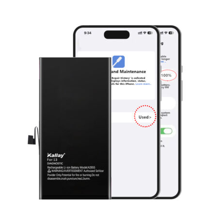 iPhone Diagnostic Battery Super Ultra more than Original Capacity 3820mAh Battery for iPhone 13(No pop-up/Health 100%) Battery Replacement